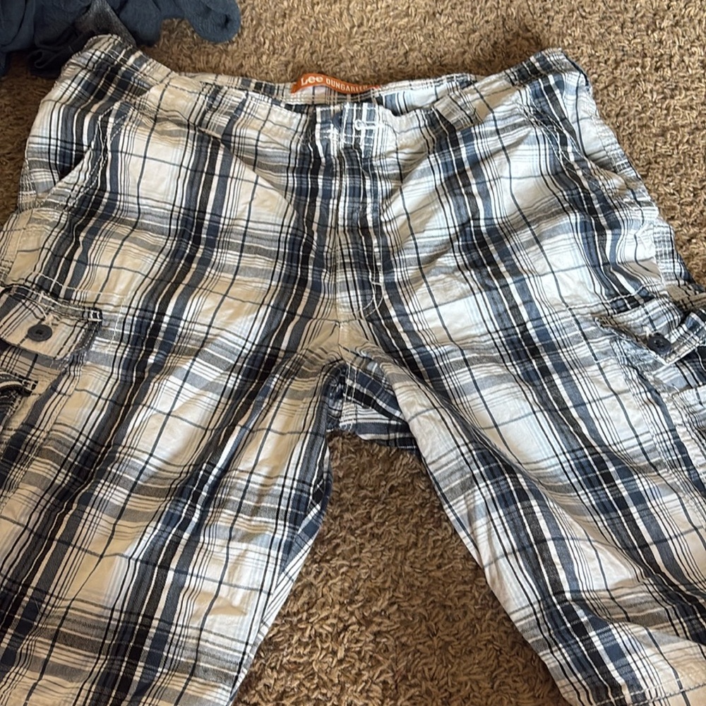 Lee dungarees shorts